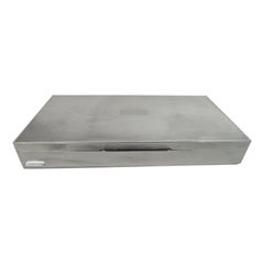 Italienisches Art-déco-Sterlingsilber-Kasten