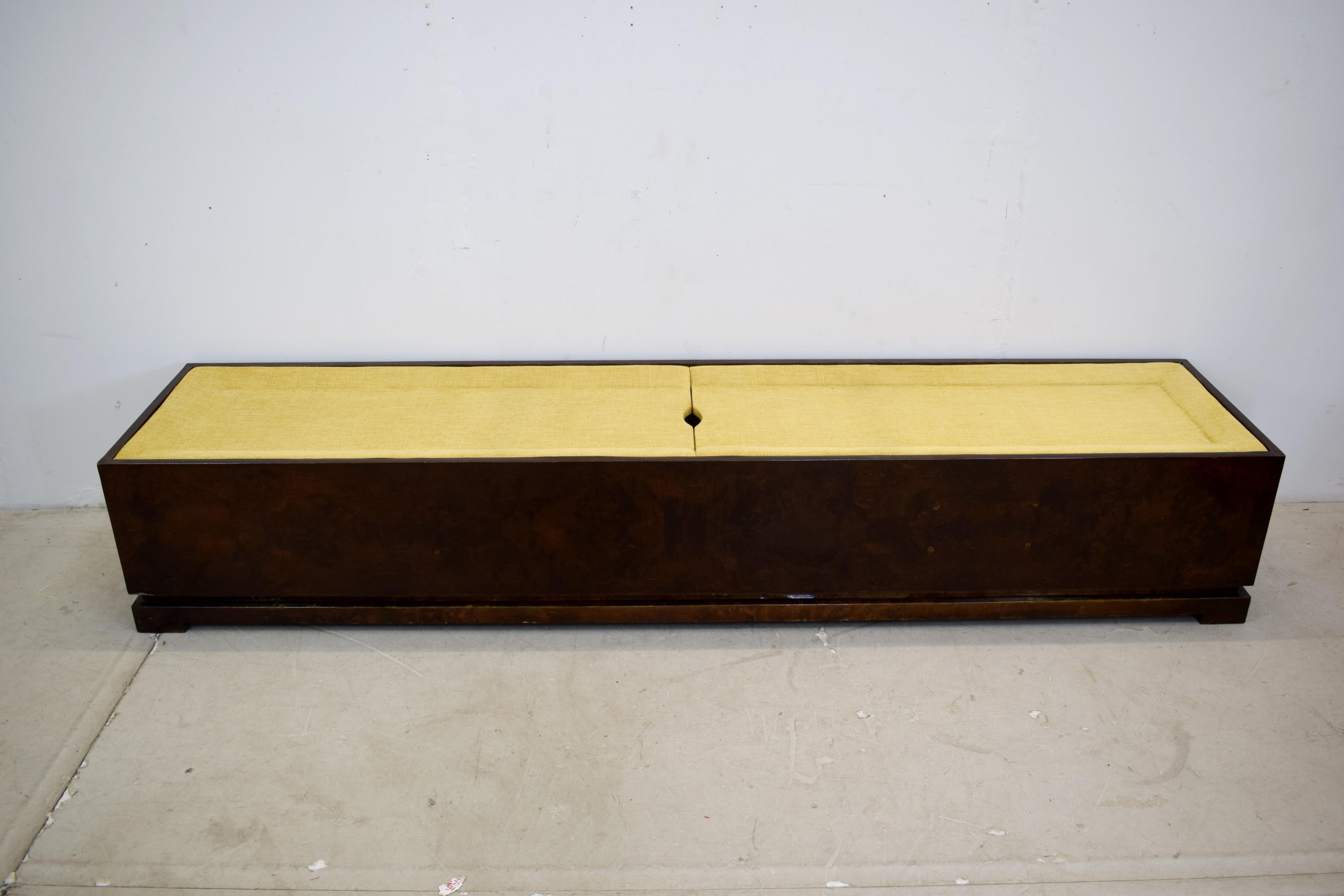 Italian Art Deco Style Bench, 1960s For Sale 1