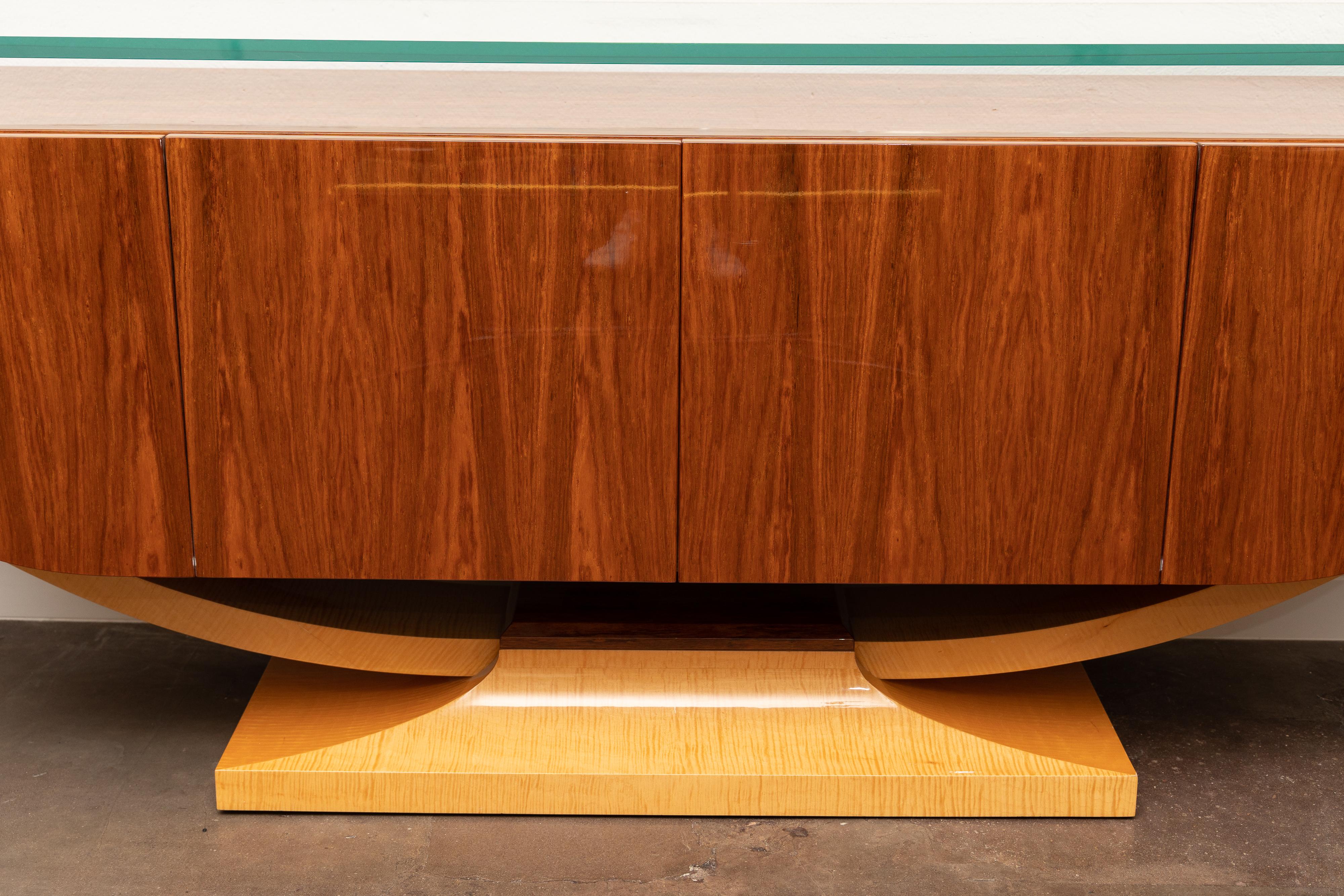 Hand-Crafted Italian Art Deco Style Credenza