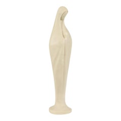 Italian Art Deco Style Statue of Mary with Child Faro 40cm