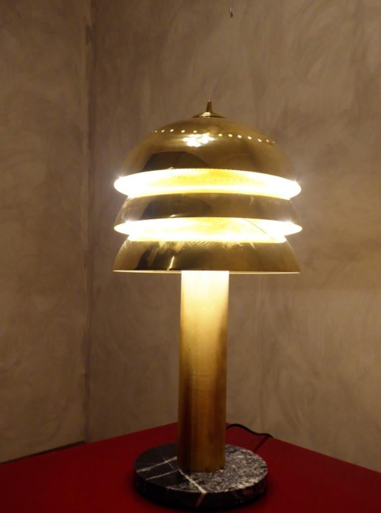 XXIe siècle et contemporain Lampe de table Art déco italienne par Fabio Ltd en vente