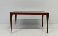 Italian Art Deco Teak and Maple Coffee Table By Paolo Buffa , 1950s