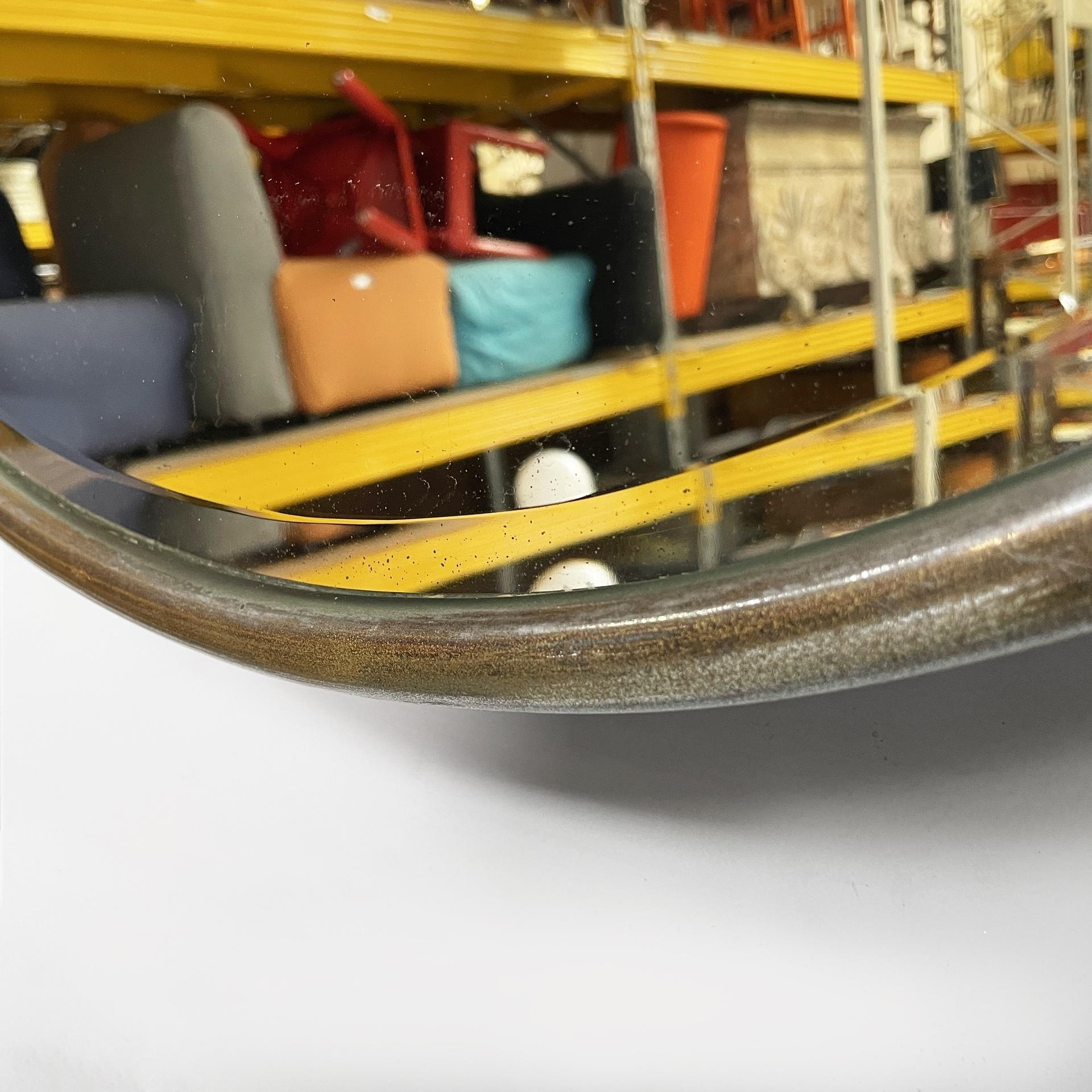 Miroir mural inclinable italien Art Deco avec étagère en verre et métal, années 1930 en vente 3
