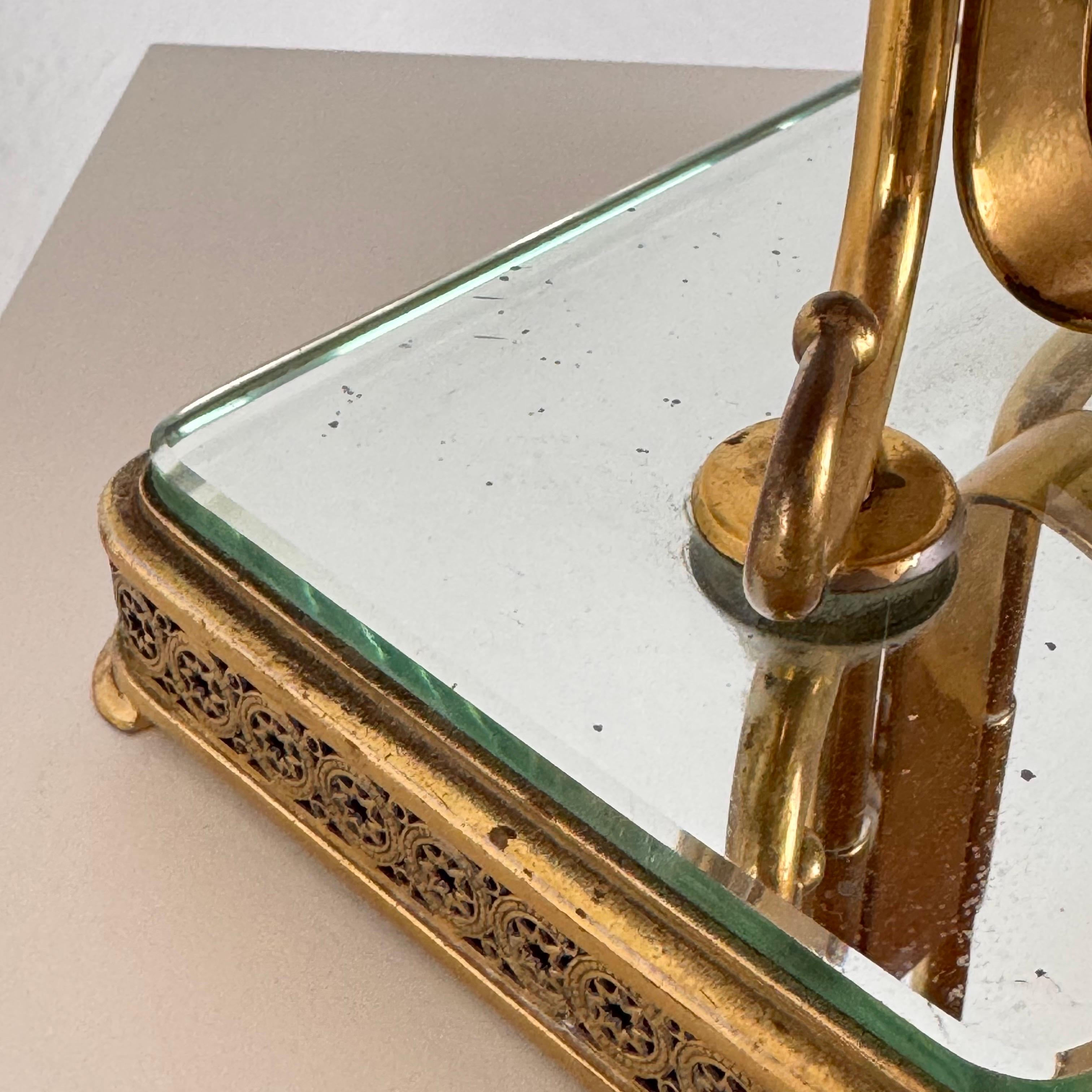 Espejo de tocador italiano Art Deco de Pier Luigi Colli, década de 1940 en venta 2