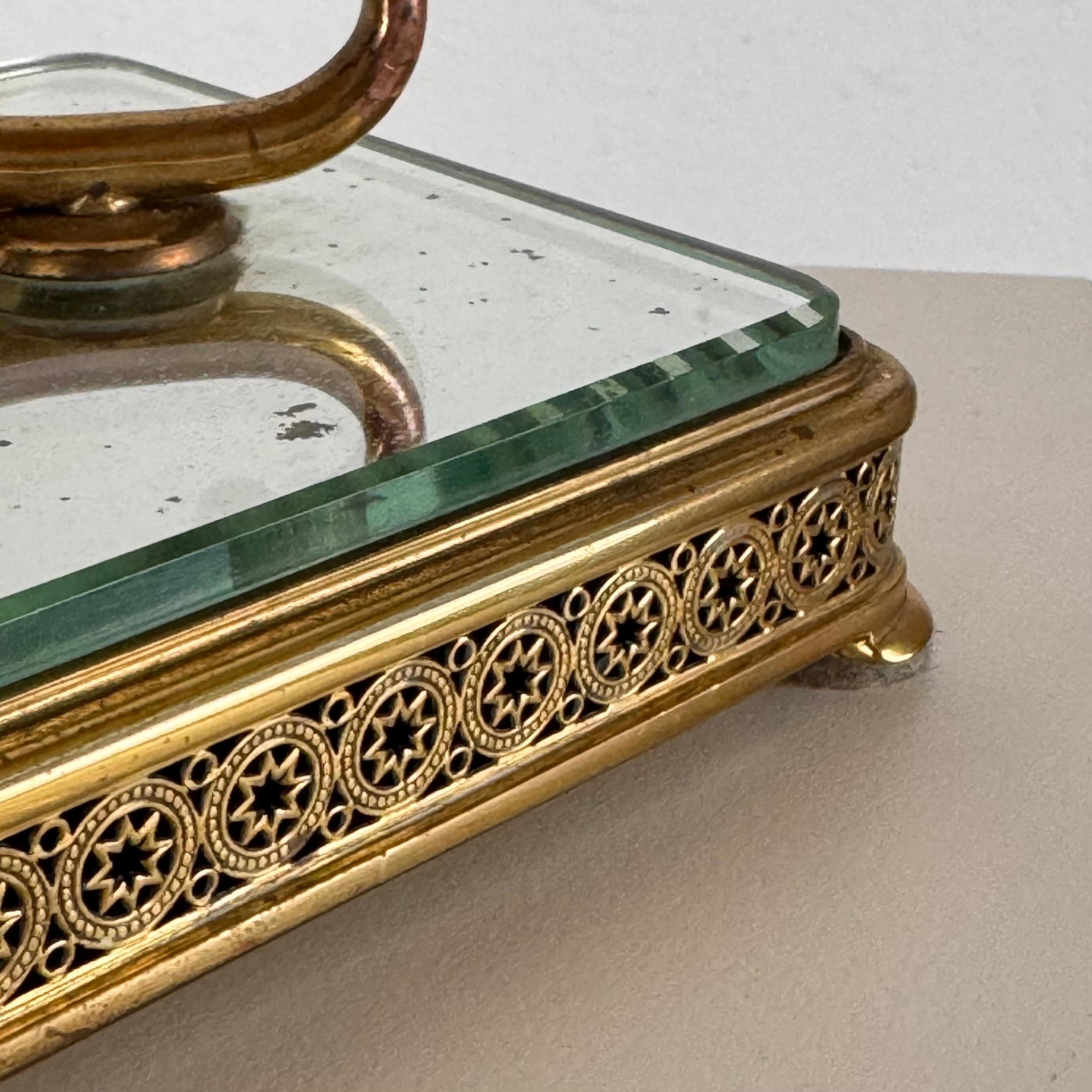 Espejo de tocador italiano Art Deco de Pier Luigi Colli, década de 1940 en venta 3