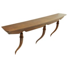 Italian Art Deco Wall Console, 1940s