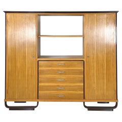 Italienischer Art Deco Holzschrank von Giuseppe Pagano Pogatschnig, 1930er Jahre