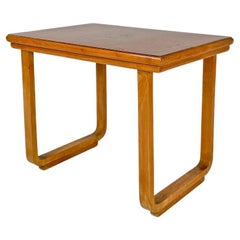 Used Italian Art Deco wooden coffee table, 1940s