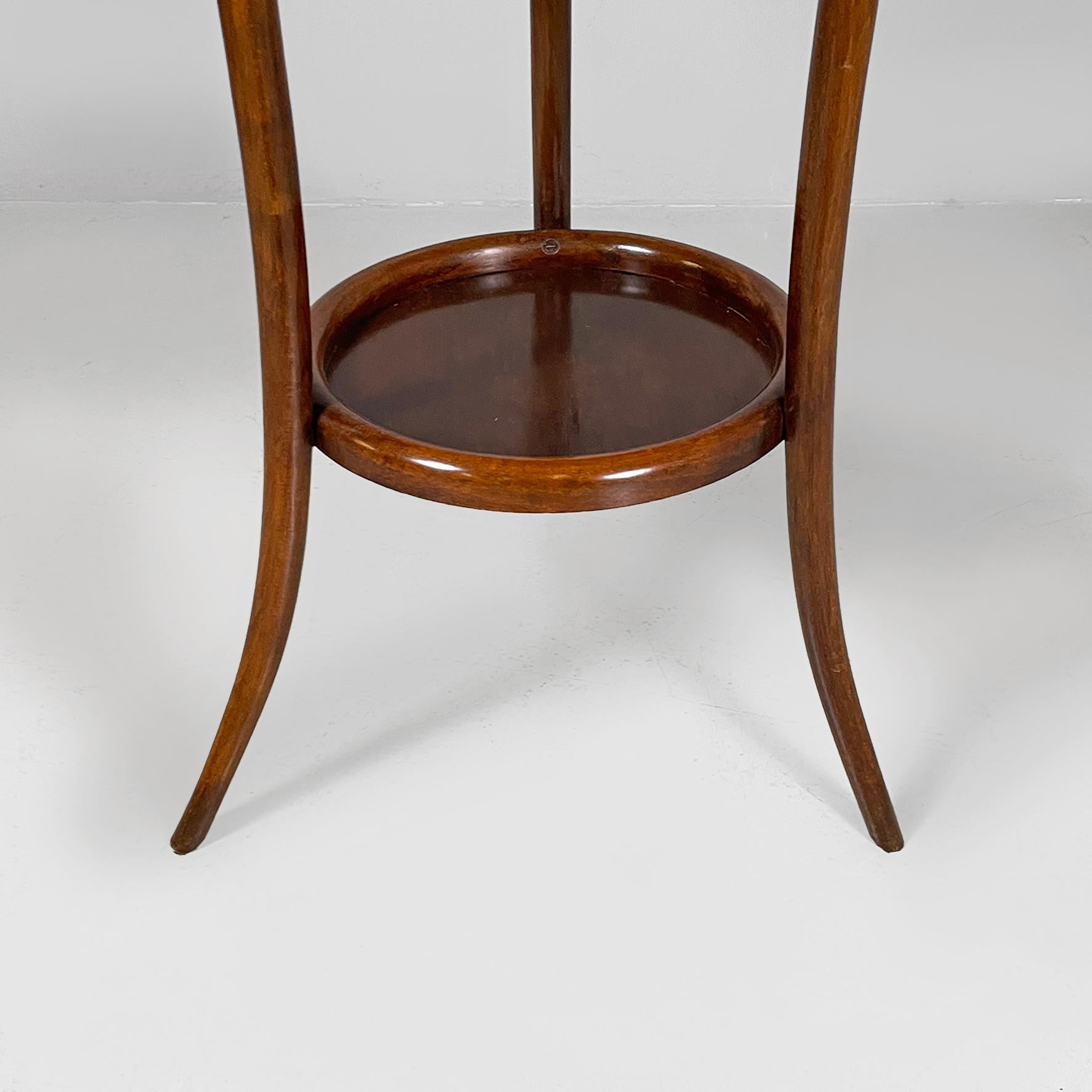 Italian art deco wooden coffee tables with tray on the top, 1900s For Sale 4