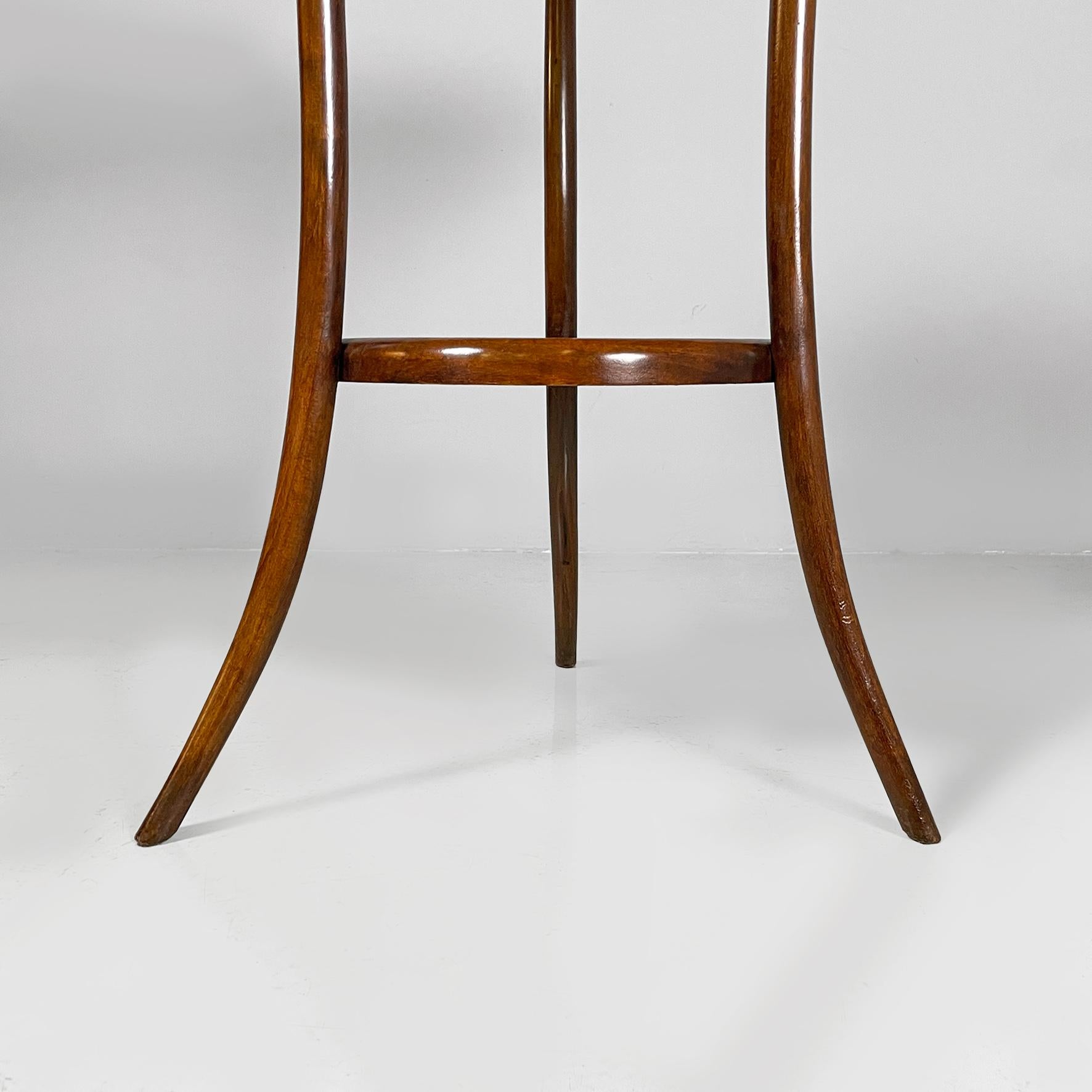 Italian art deco wooden coffee tables with tray on the top, 1900s For Sale 5
