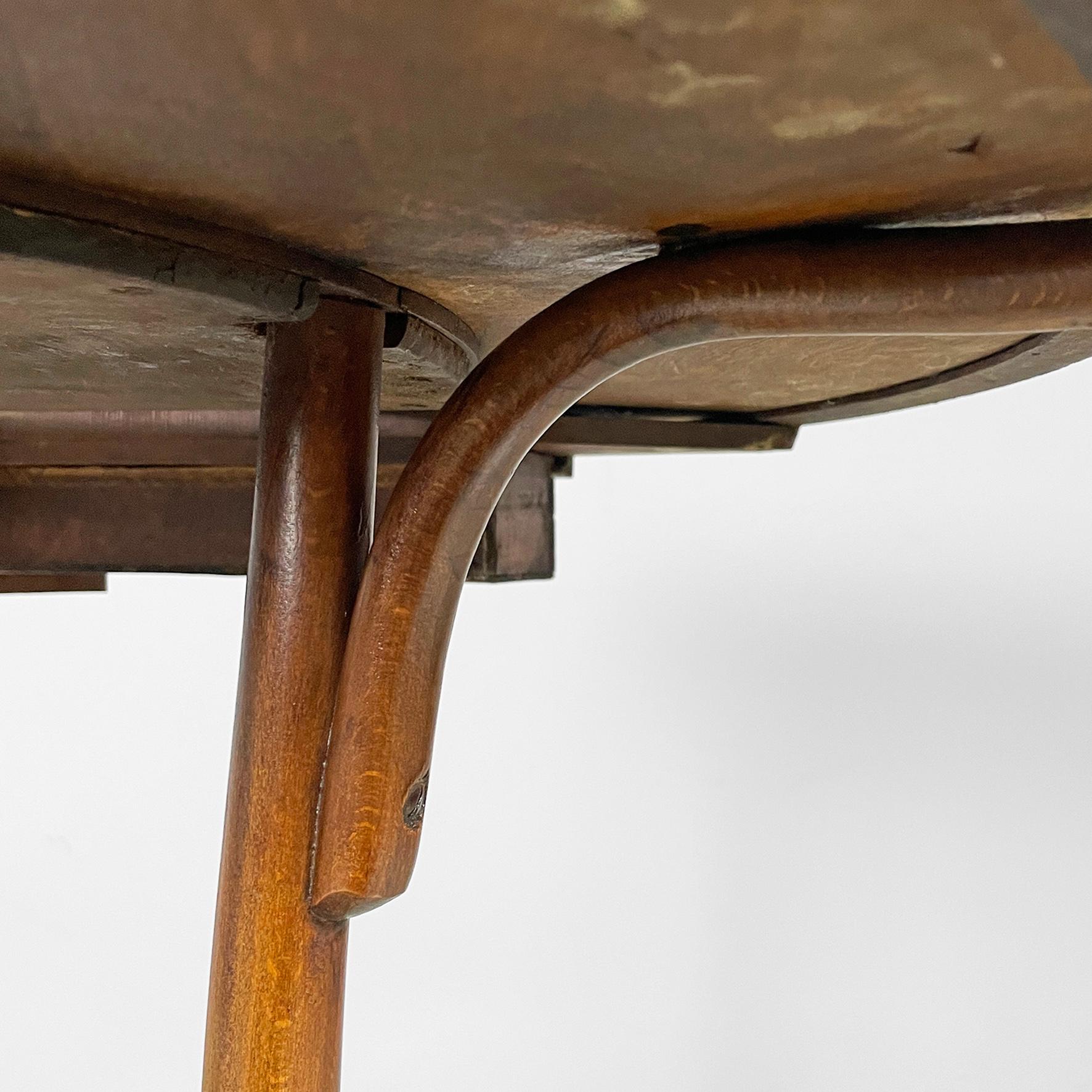 Art Deco Italian art deco wooden coffee tables with tray on the top, 1900s For Sale