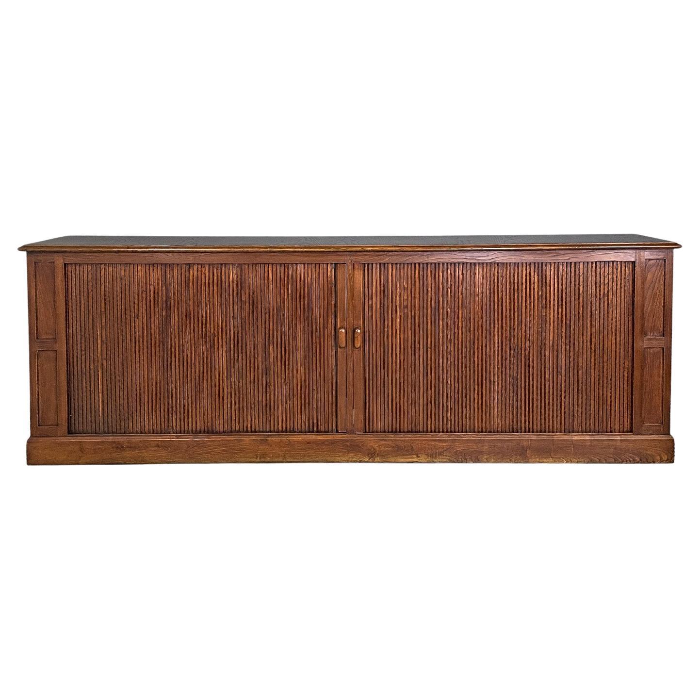 Buffet italien Art Déco en bois avec ouverture à glissière, années 1920