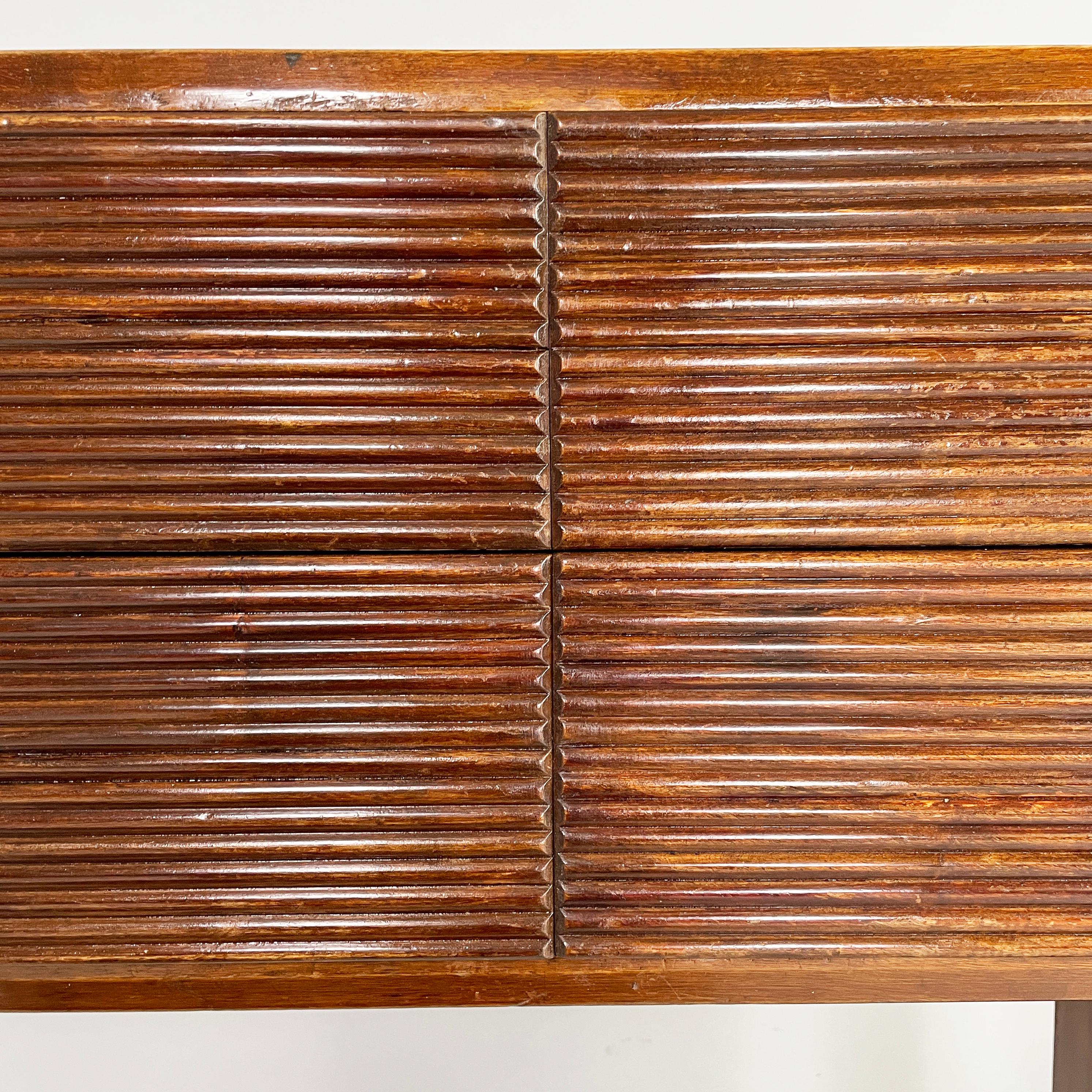 Italian Art Deco wooden sideboard with six drawers by Gio Ponti, 1940s  8