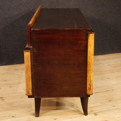 Italian Art Deco Wooden Writing Desk, 20th Century