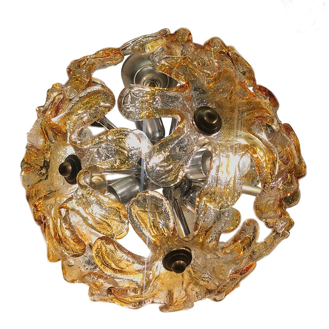 Luminaire en verre d'art italien Bon état - En vente à New York, NY