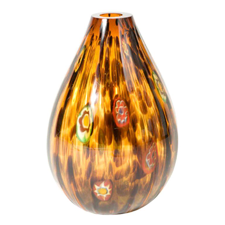 Italian Art Glass Vase at 1stDibs
