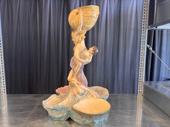 Italian Art Nouveau Glazed Ceramic Centerpiece, c. 1900