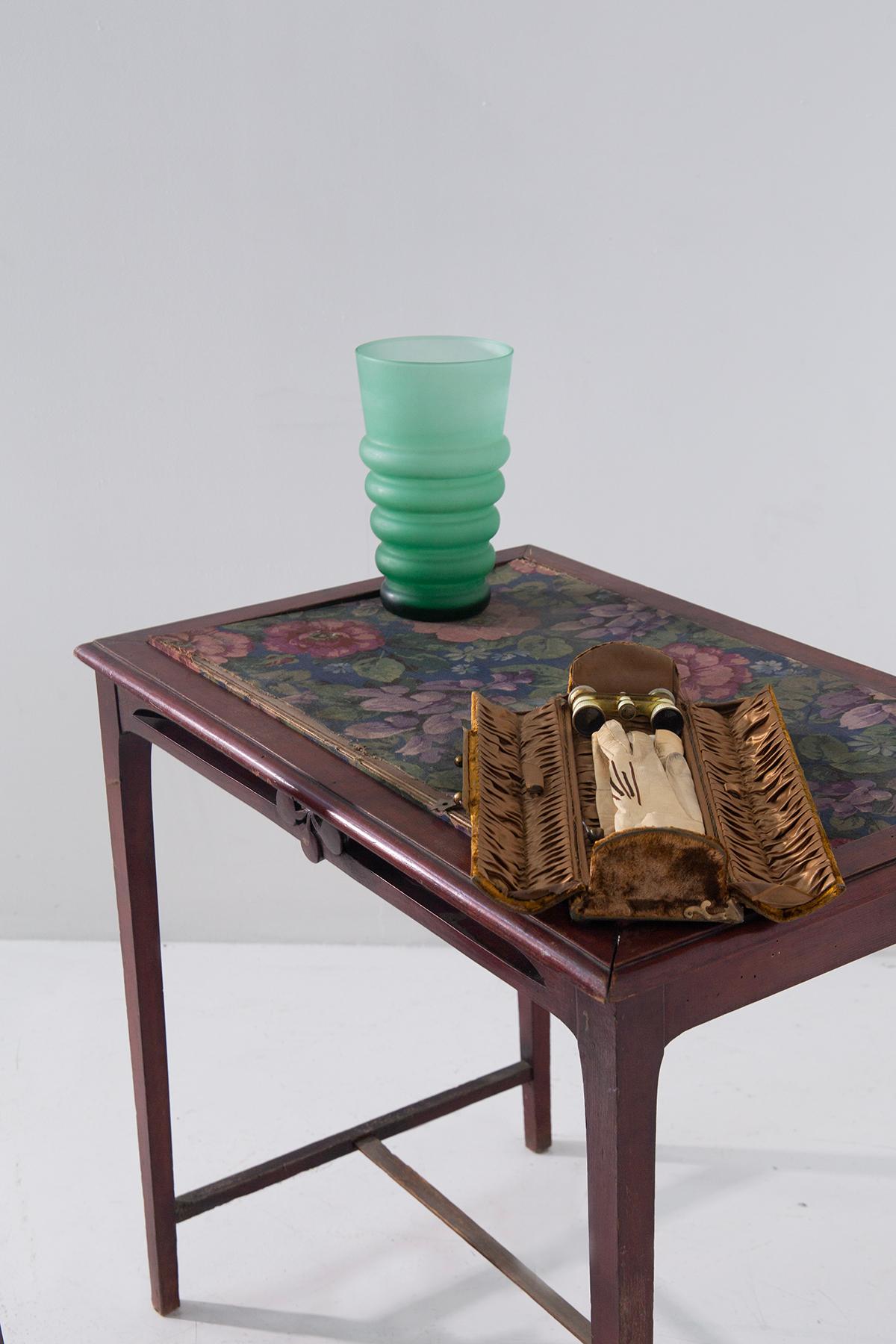 Italian Art Nouveau style desk and chair set In Good Condition For Sale In Milano, IT