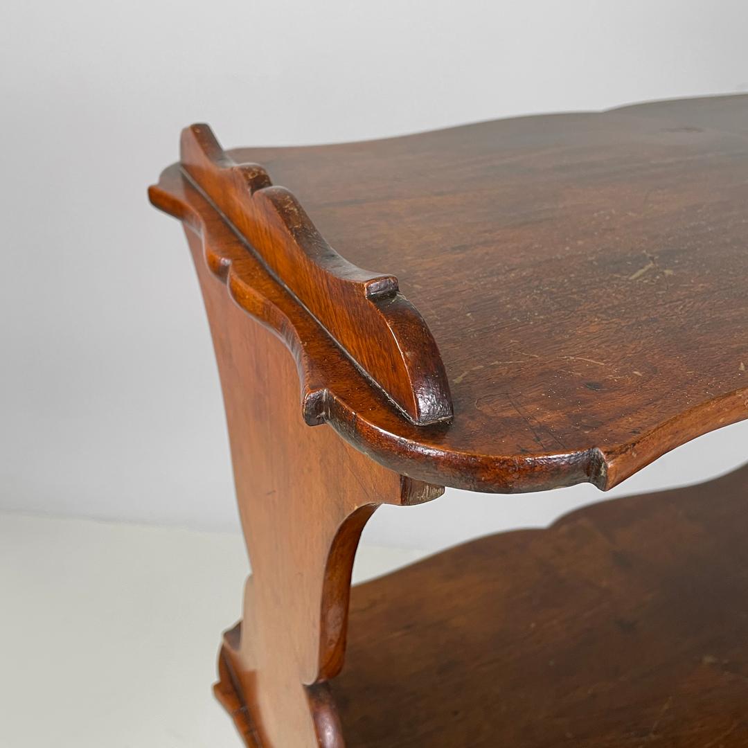 Bibliothèque italienne Art Nouveau avec trois étagères, début des années 1900 en vente 5