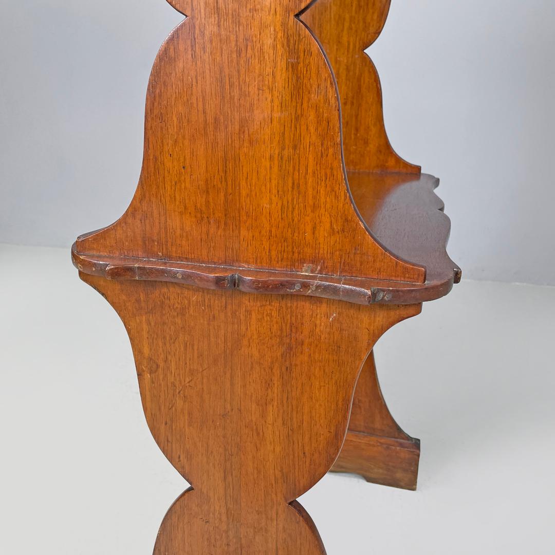 Bibliothèque italienne Art Nouveau avec trois étagères, début des années 1900 en vente 12