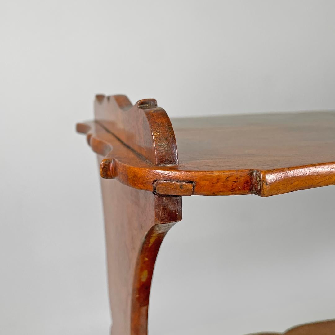 Bibliothèque italienne Art Nouveau avec trois étagères, début des années 1900 en vente 2