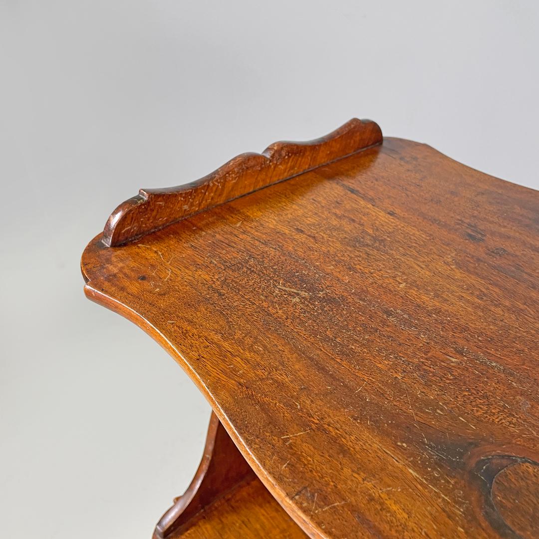 Bibliothèque italienne Art Nouveau avec trois étagères, début des années 1900 en vente 4