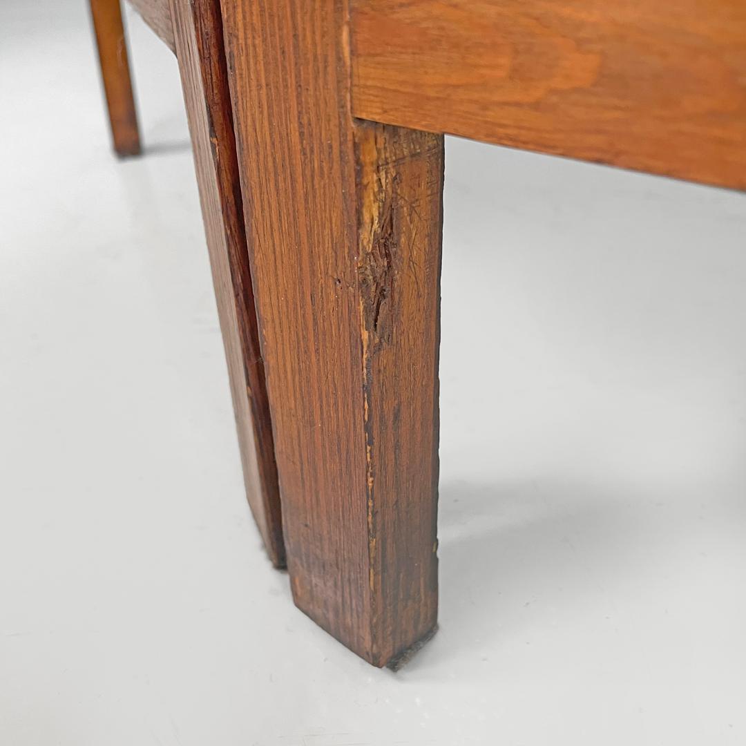 Paravento italiano in legno Art Nouveau con figure umane dipinte a mano, inizio '900 in vendita 13