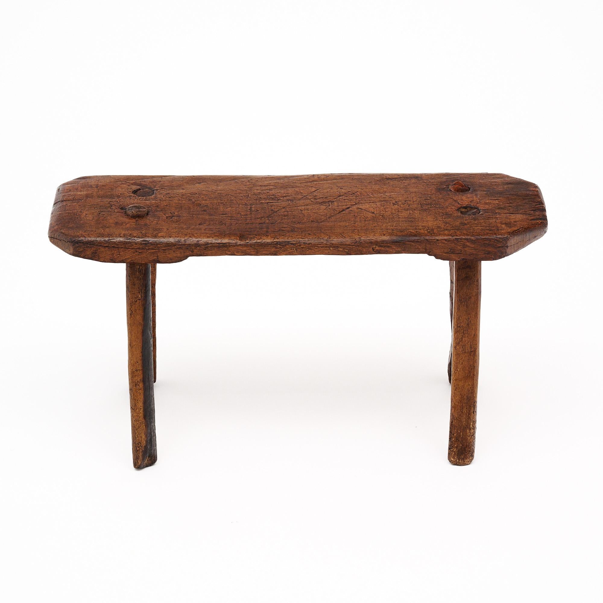 Début du 20ème siècle Tabouret ancien italien Arte Povera en vente