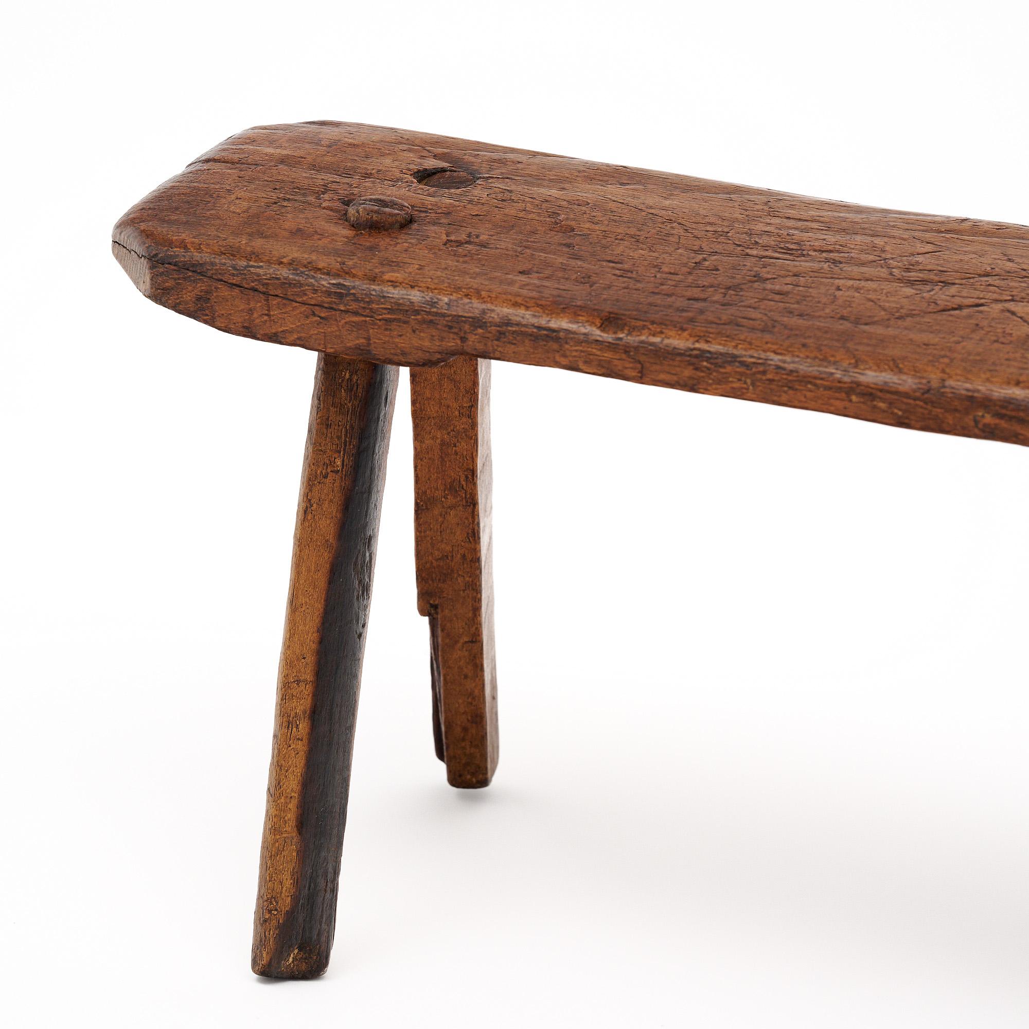 Bois Tabouret ancien italien Arte Povera en vente