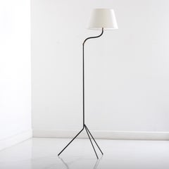 Italienische, schwenkbare Stehlampe aus der Mitte des Jahrhunderts