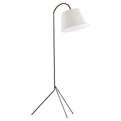 Italienische, schwenkbare Stehlampe aus der Mitte des Jahrhunderts