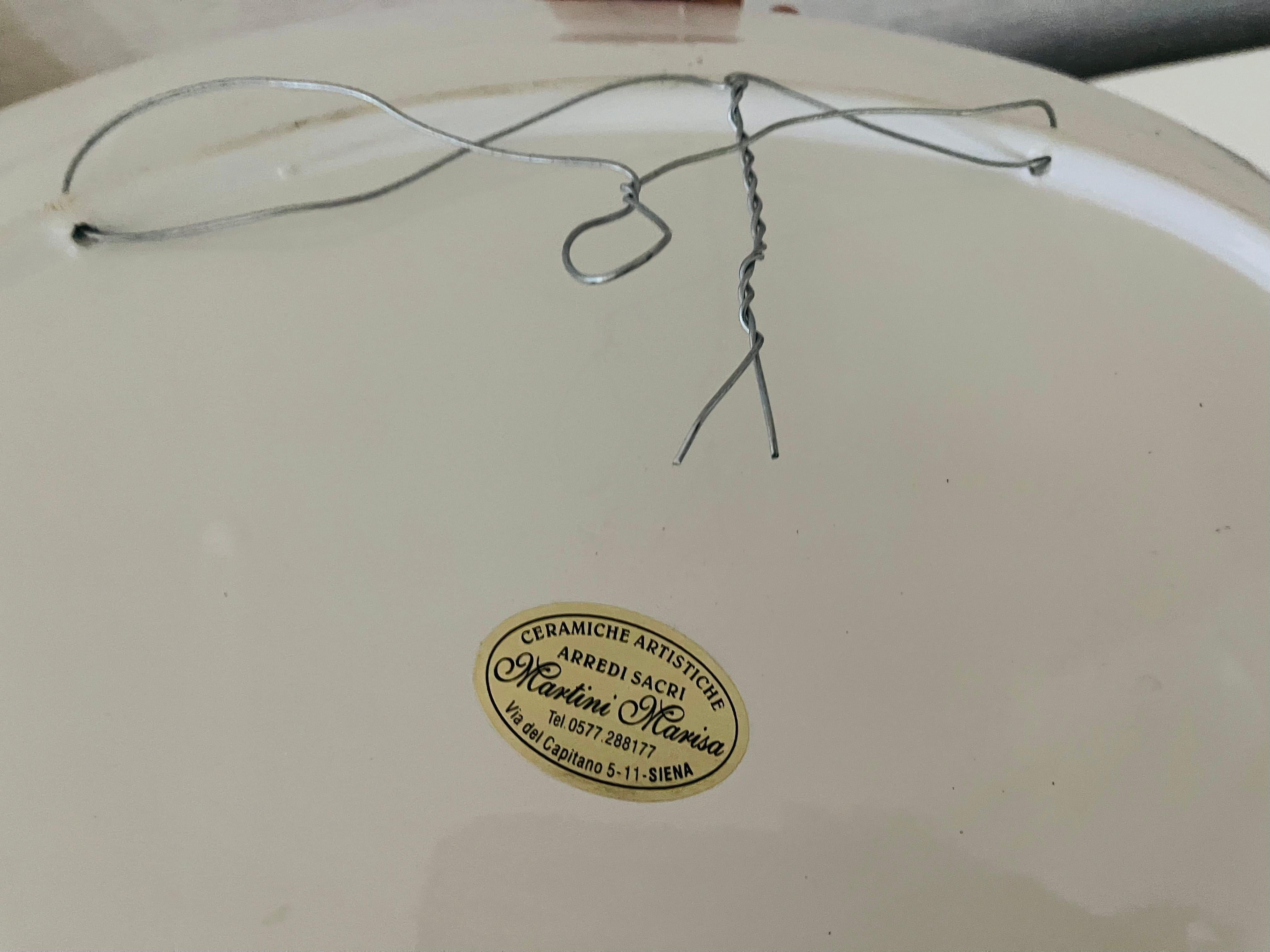 Italian  Artisan Lemon Platter Florence Signed For Sale 1