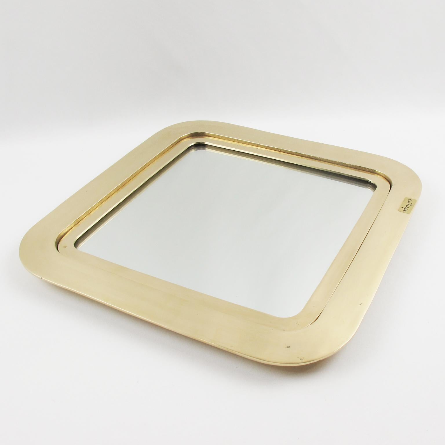 Centre de table en bronze doré de l'Artistics Esa Fedrigolli en vente 2
