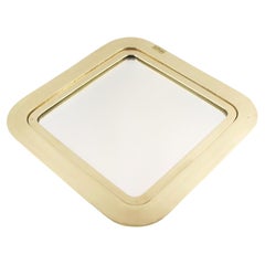 Bandeja de centro de mesa de bronce dorado del artista italiano Esa Fedrigolli