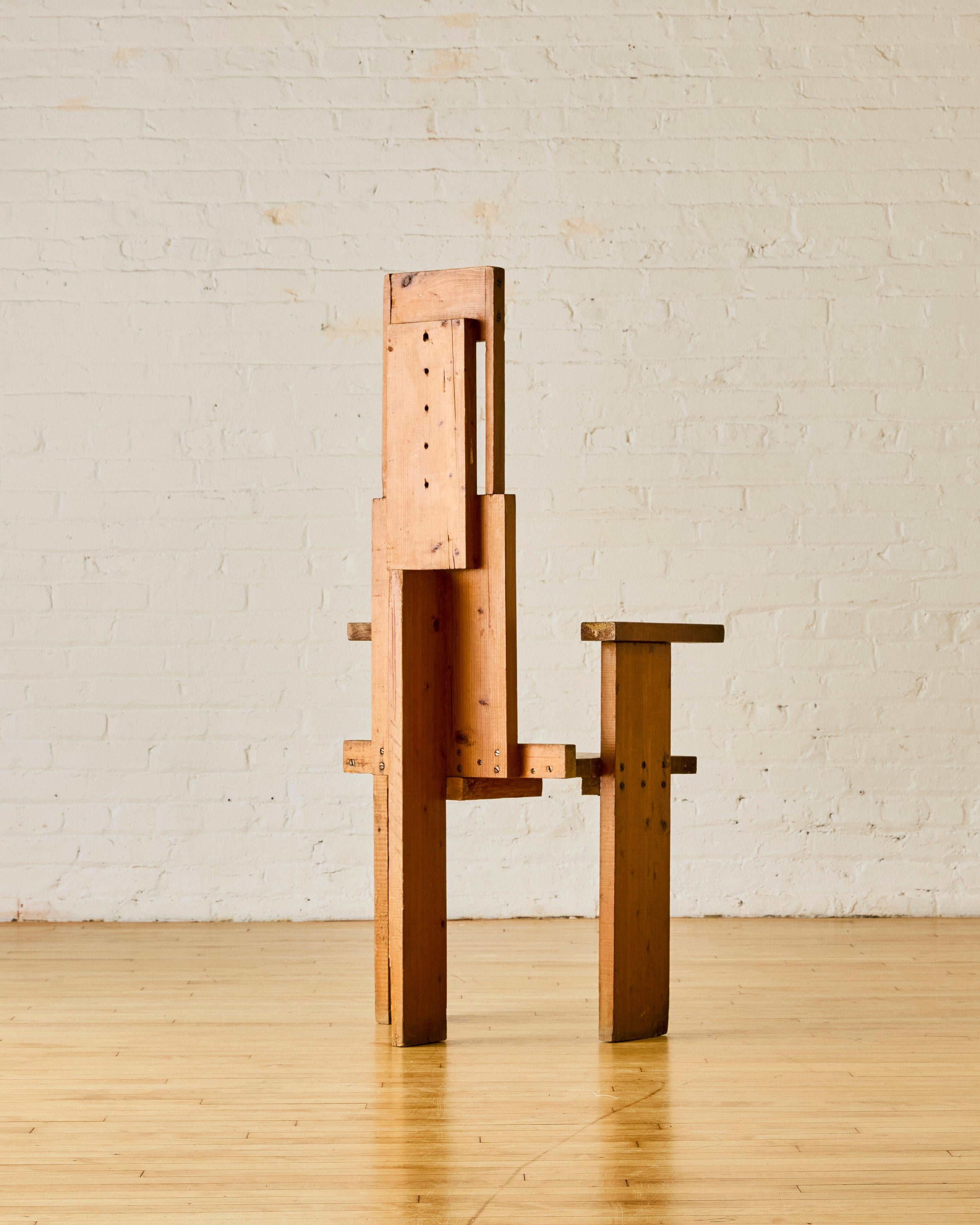 Mid-20th Century Italian artist made chair C. 1950's For Sale