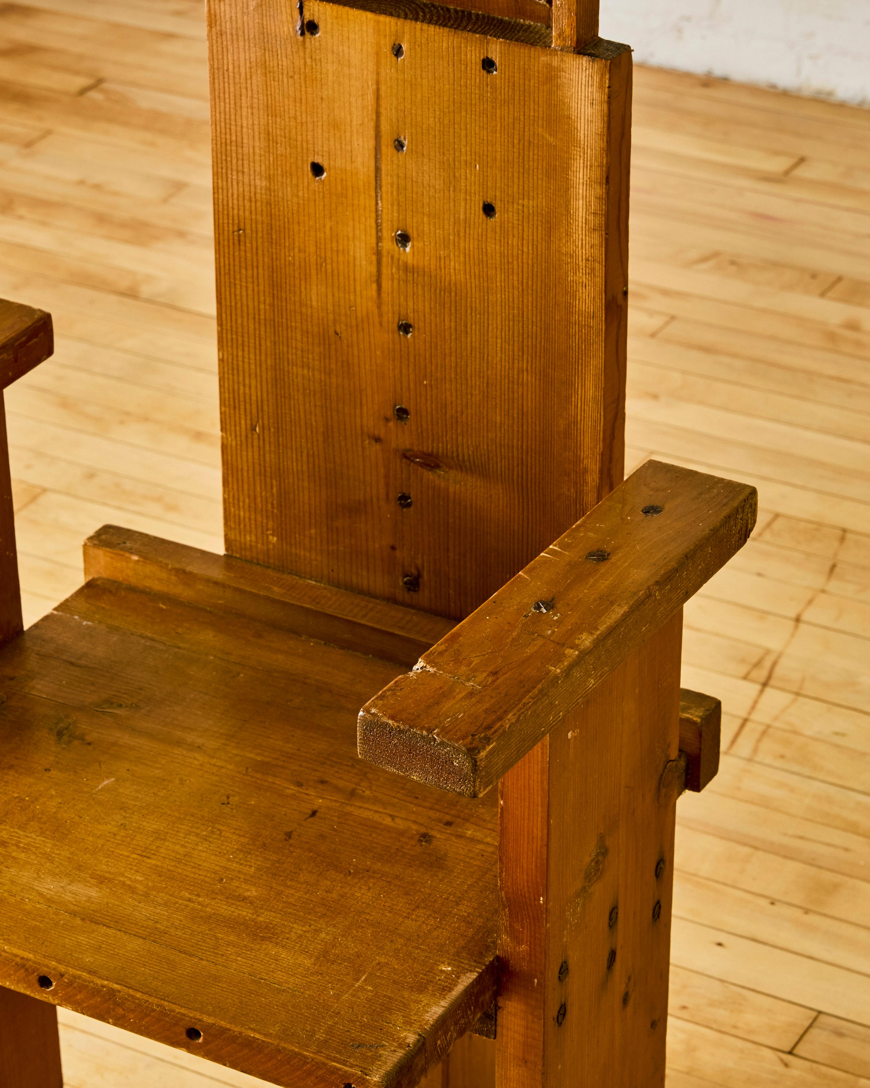 Italian artist made chair C. 1950's For Sale 2