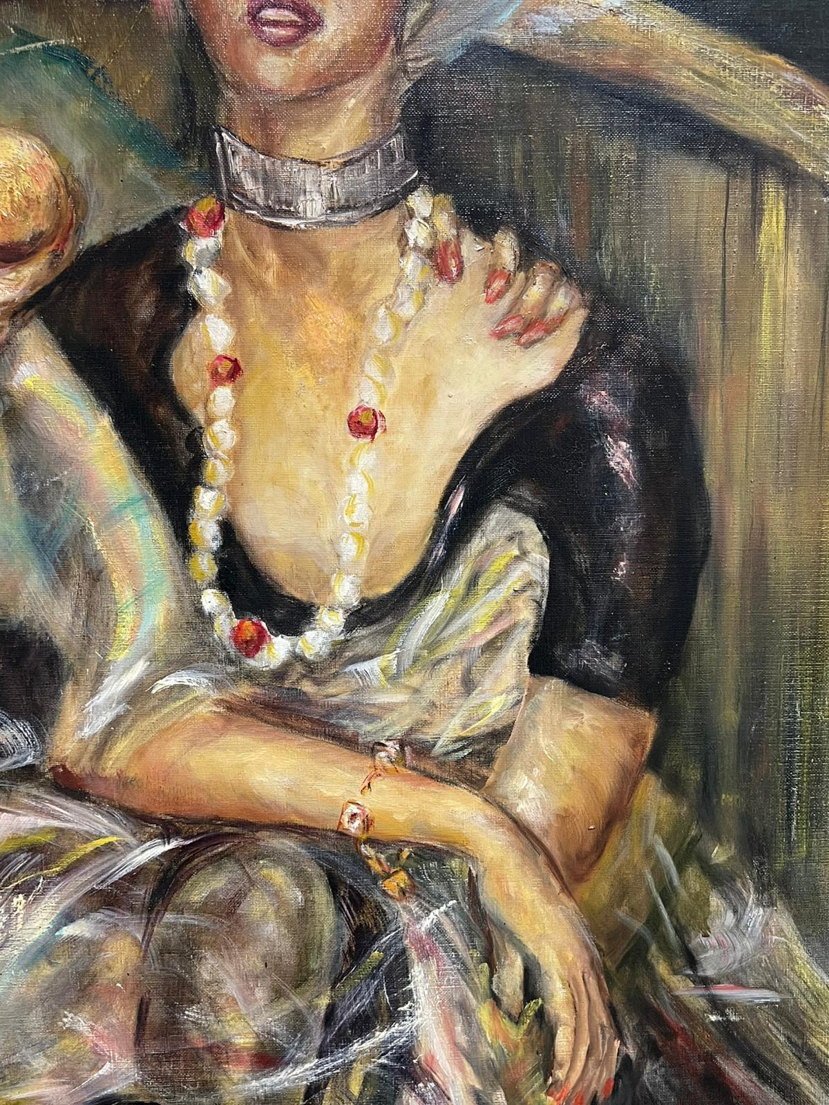 Vestidos de Carnaval
Escuela italiana, mediados del siglo XX
óleo sobre lienzo firmado, sin enmarcar
Lienzo : 45,5 x 32 pulgadas
Procedencia: colección privada, Borgoña, Francia
Estado: muy buen estado

Para más información, ponte en contacto con