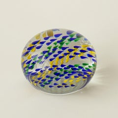 Italian Artist Piero Dorazio Paper weight for Saint Louis France