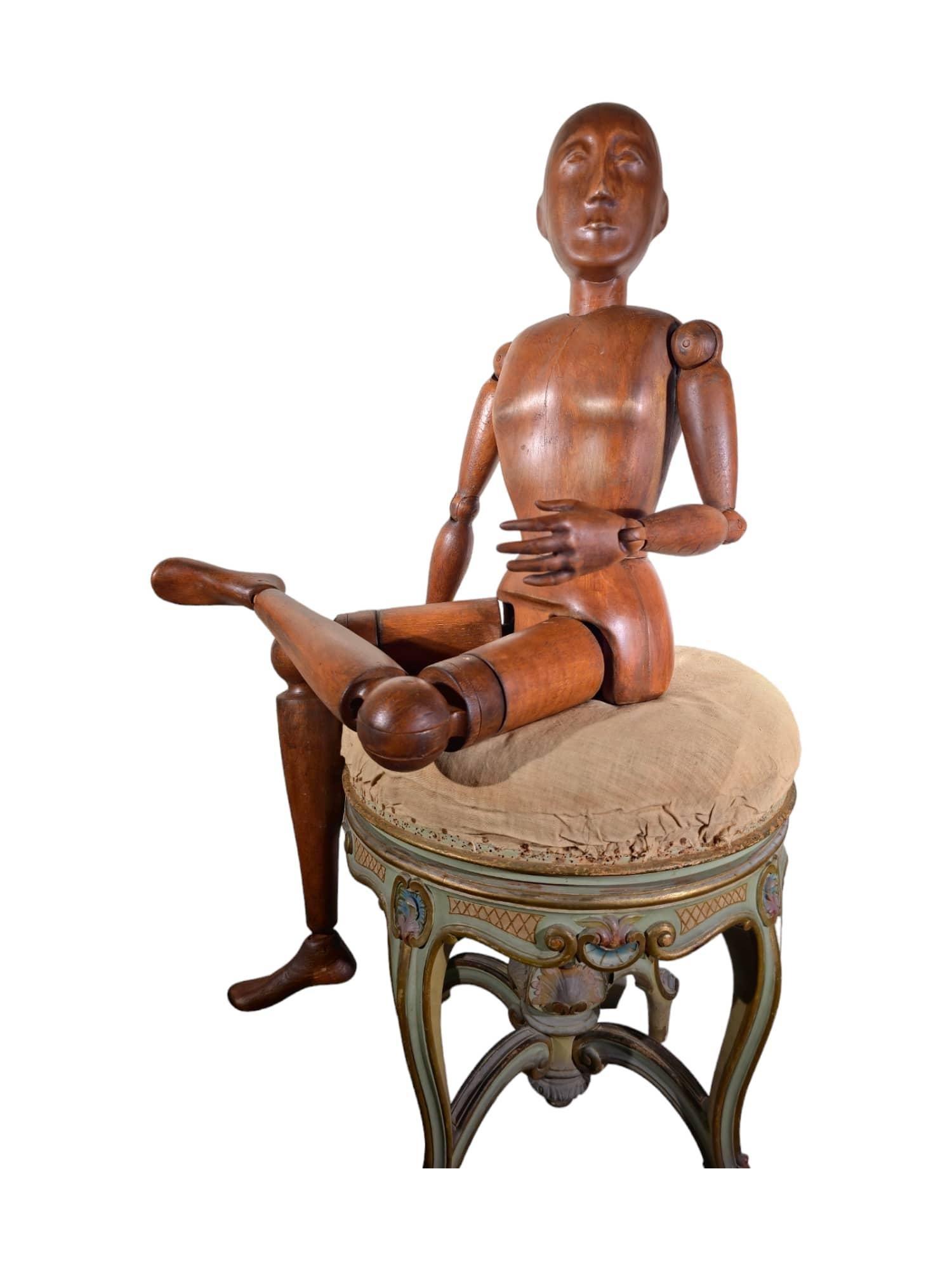 Italian Artist's Mannequin from the 19th Century For Sale 11