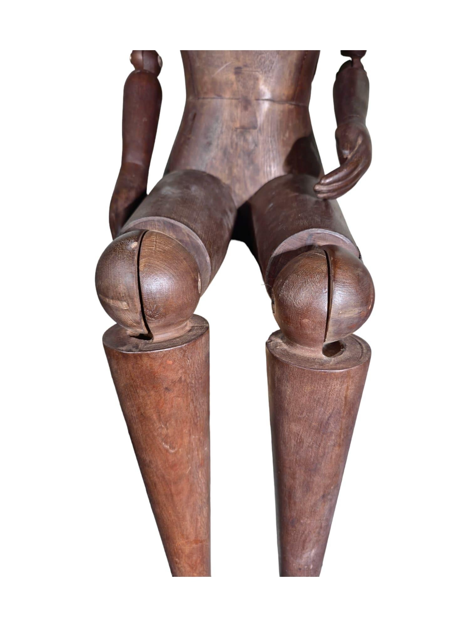 Italian Artist's Mannequin from the 19th Century For Sale 14