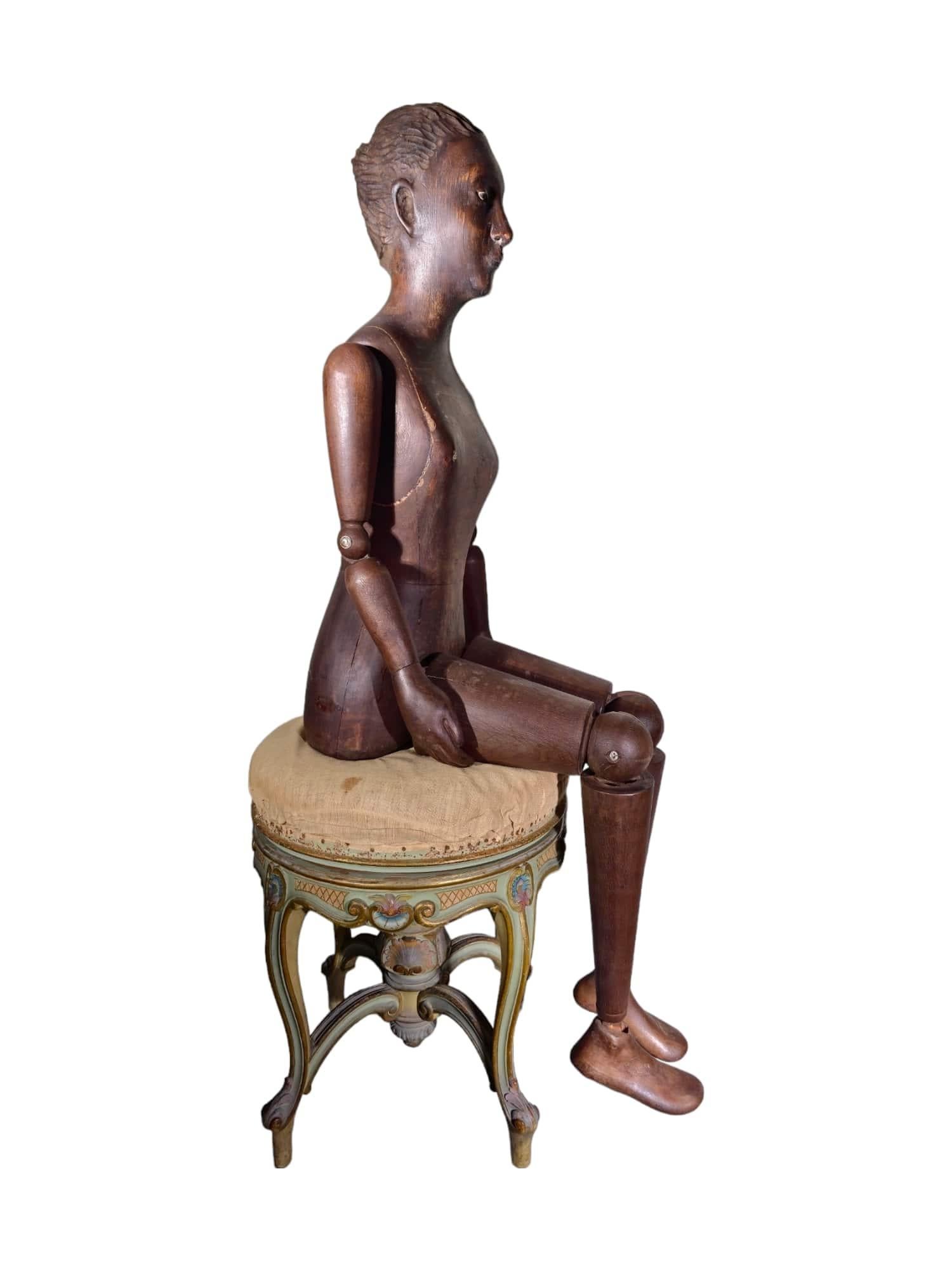 Italian Artist's Mannequin from the 19th Century For Sale 4
