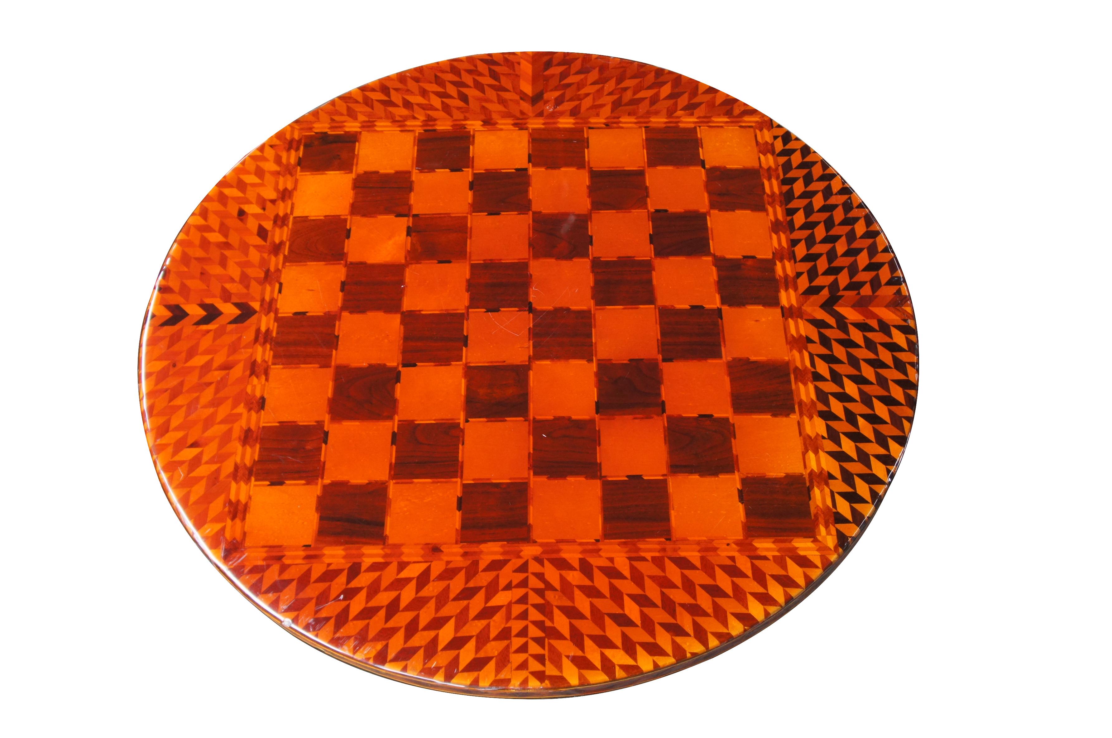 round chess table