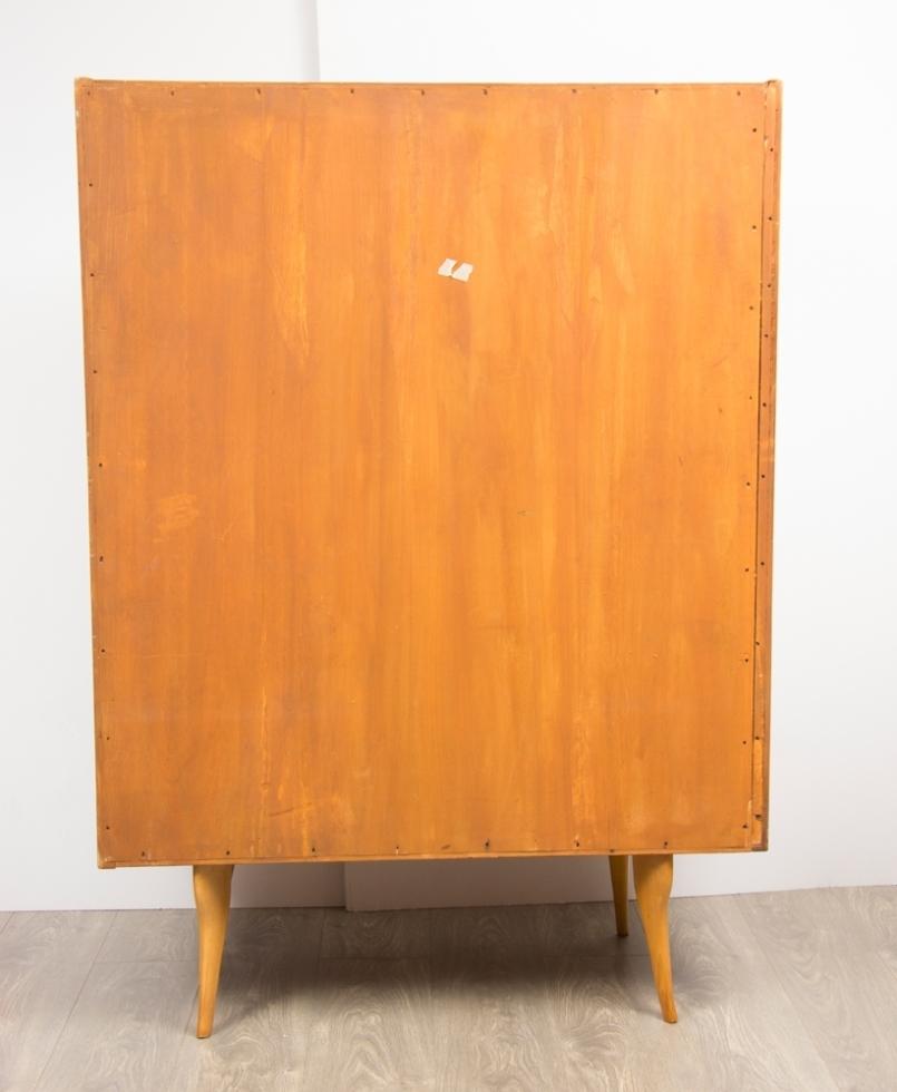 European Italian Ash Drinks Cabinet, c.1950 For Sale