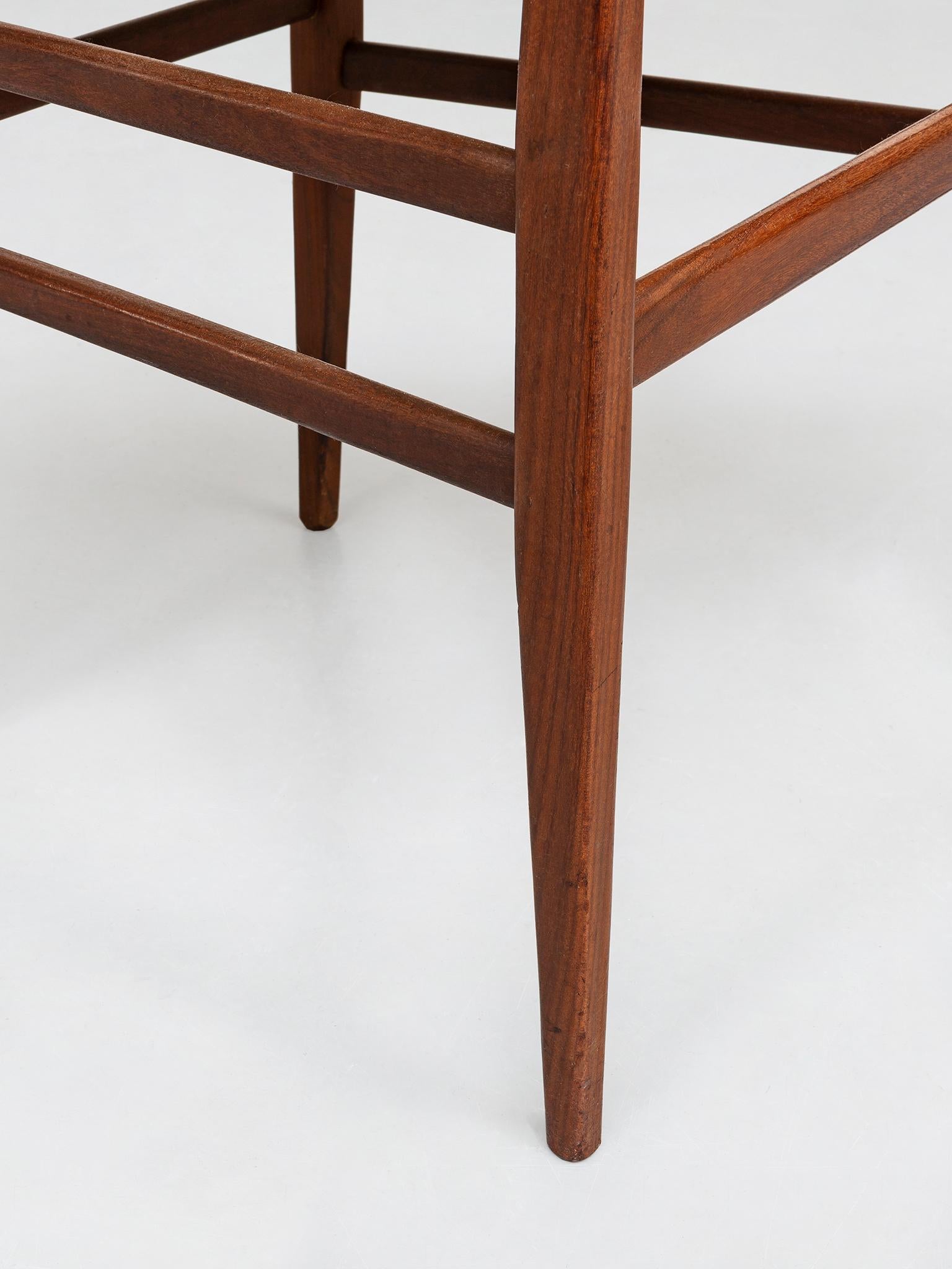 Italian Ash Tree and Straw Seat Leggera Chair by Gio Ponti for Cassina, 1957 5