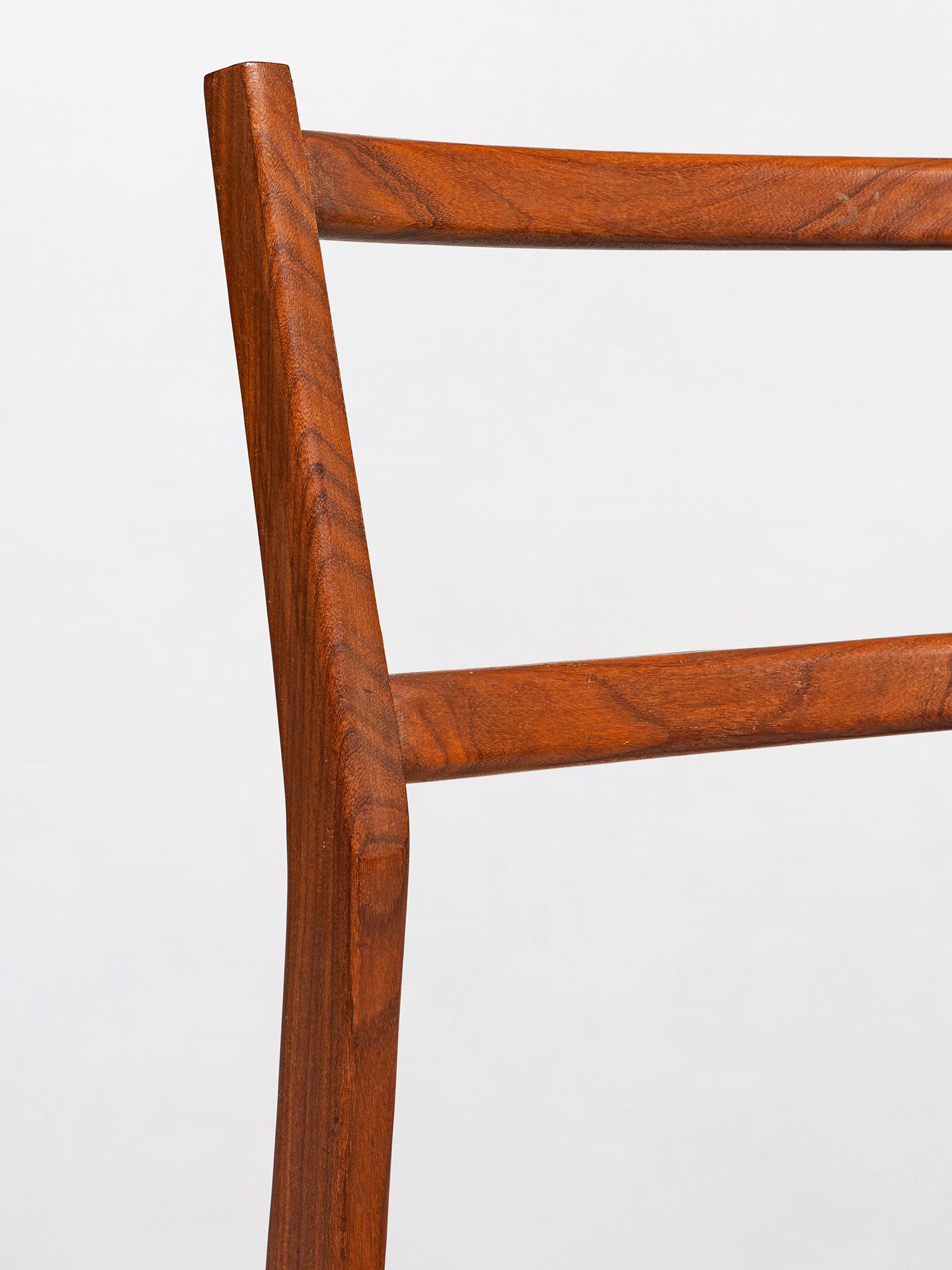 Italian Ash Tree and Straw Seat Leggera Chair by Gio Ponti for Cassina, 1957 2