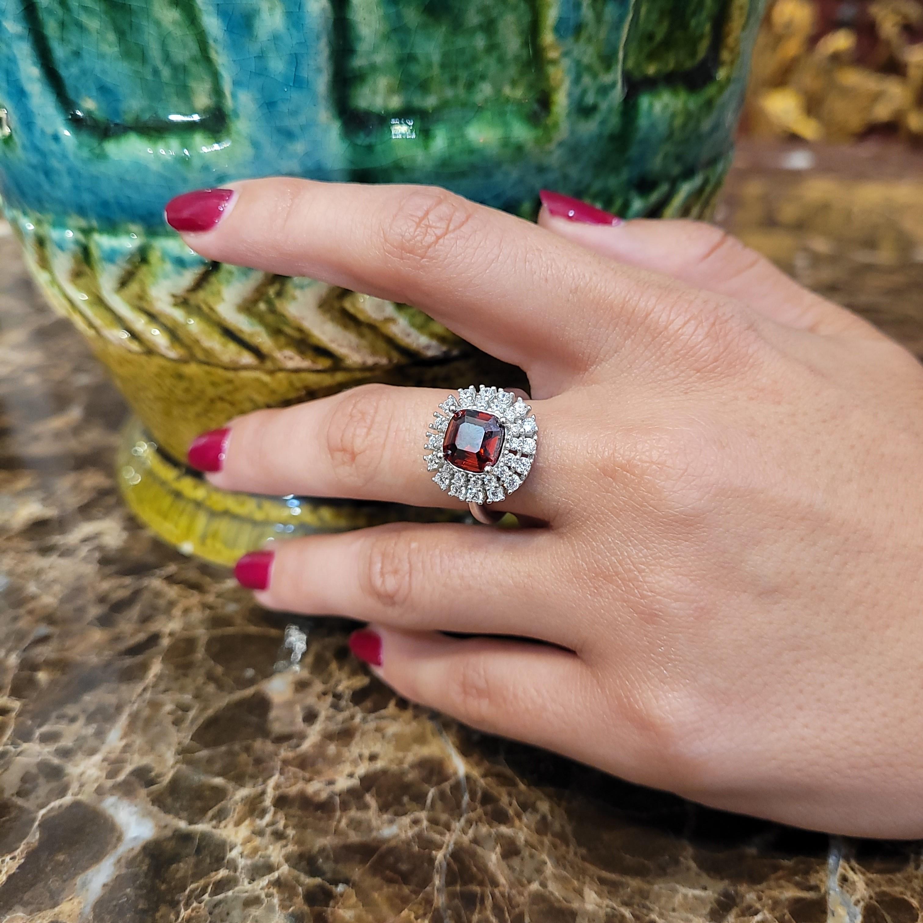 asscher cut ruby ring