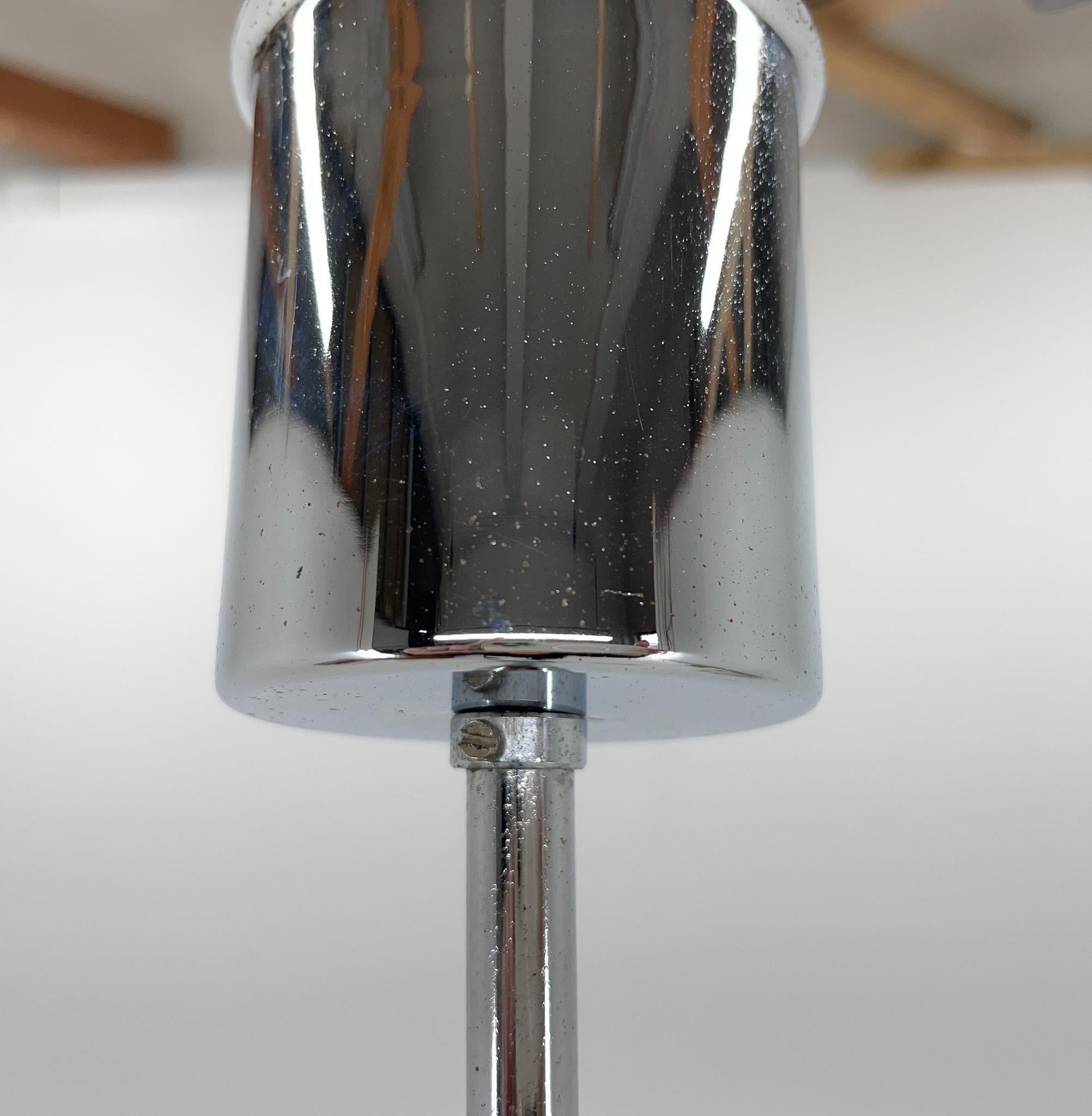 Italian Asymetrical Space Age Chandelier, 1970s For Sale 5