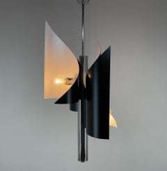 Italian Asymetrical Space Age Chandelier, 1970s