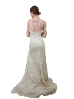 Italian Atelier Strapless Ruffled Gown