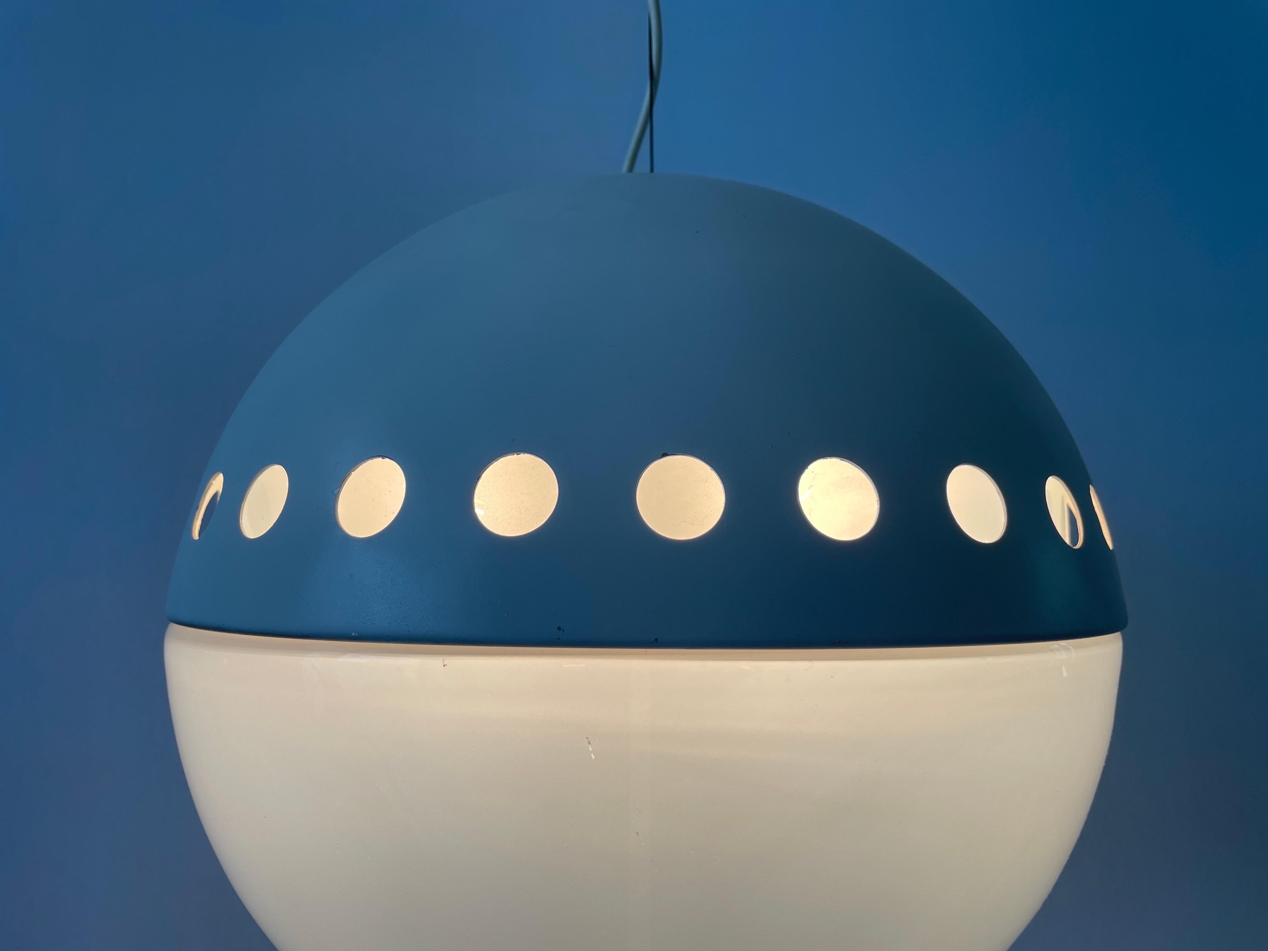 Italian Atomic Design Ball Glass Pendant Lamp, 1960s, Italy For Sale 9